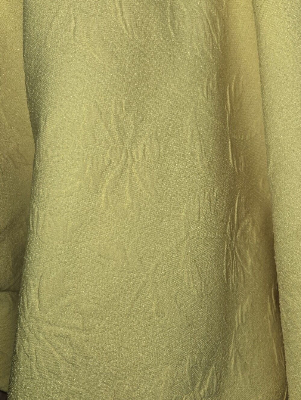 Vintage Hand made Daisy Embossed Maxi Dress - Picture 13 of 13